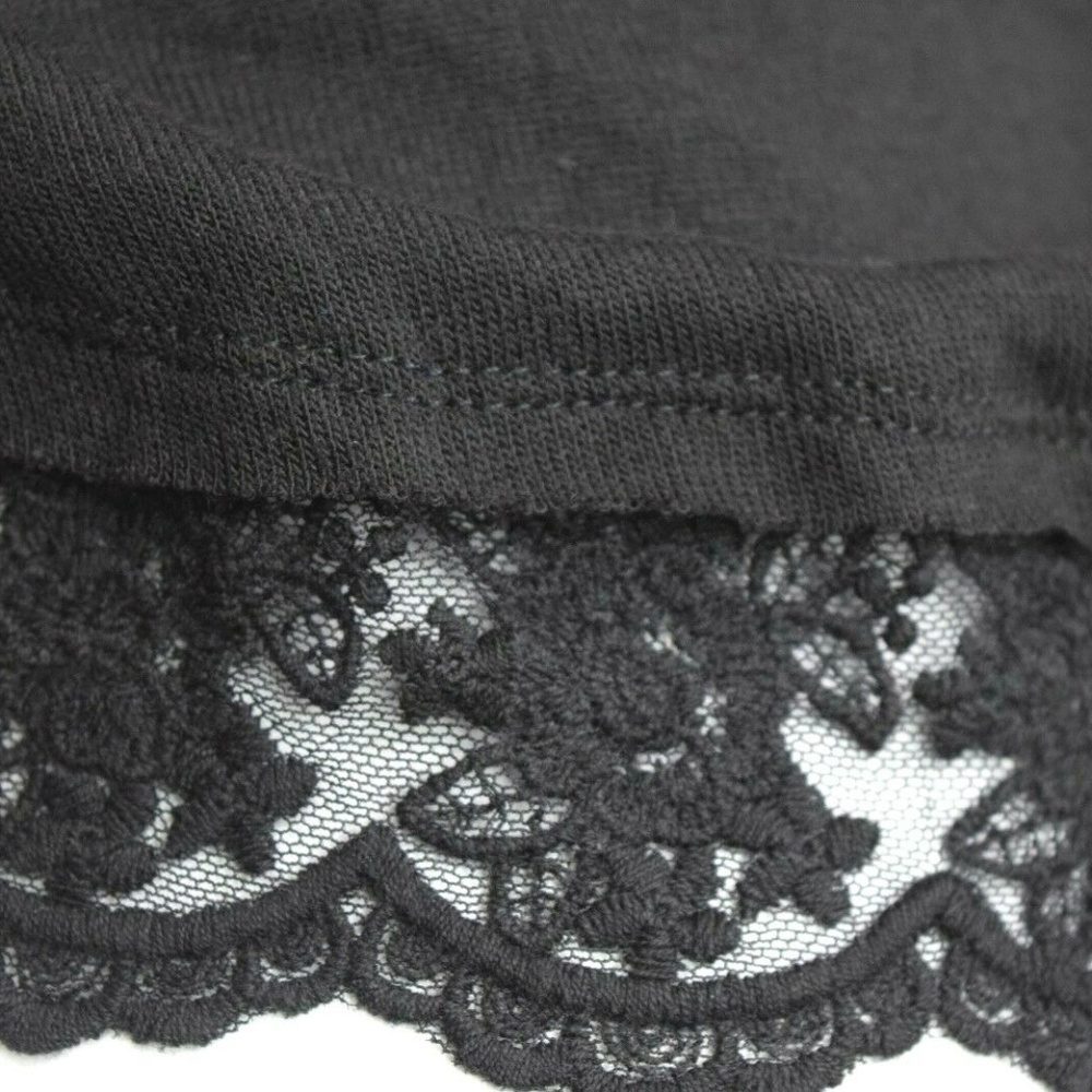 Belle du Jour Crisscross Top Lace Hem - Picture 5 of 5